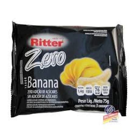 CEREAL RITTER C/3 ZERO AÇÚCAR BANANA 75G