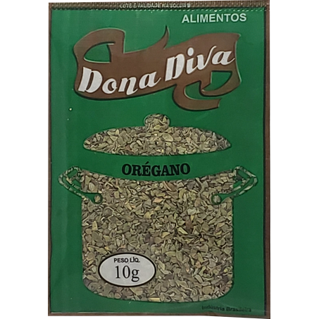 Orégano Dona Diva Sachê 10g 
 