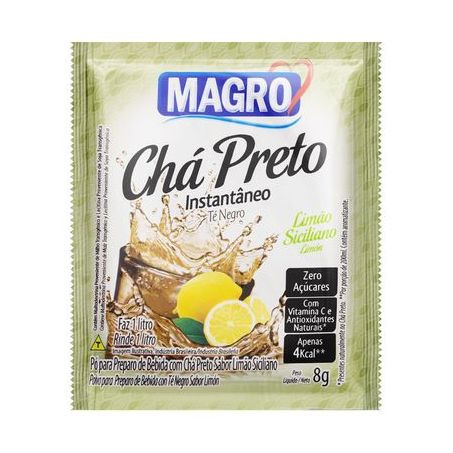 CHA PRETO MAGRO LIMAO SICILIANO  8G 