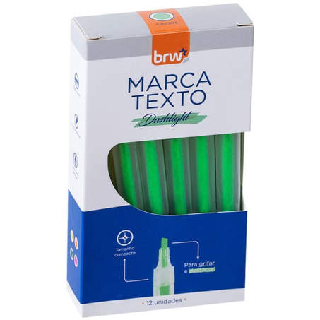 Esc caneta destaca texto dashligth verde fluorescente un