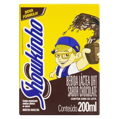 Bebida láctea chocolate showkinho 200ml