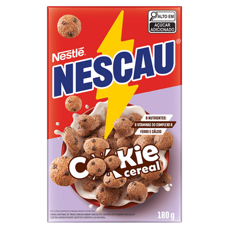 Cereal matinal nestle nescau cookie 180g sache