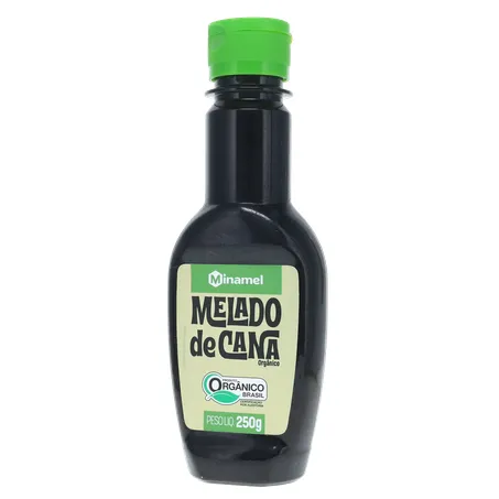 Melado de Cana Minamel Orgânico Frasco 250gr 360-2
