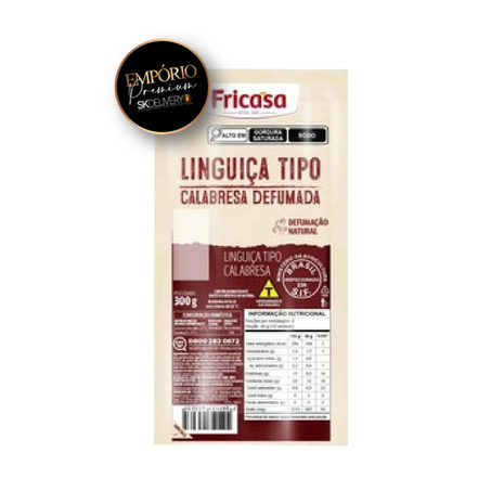LINGUIÇA CALABRESA GROSSA FRICASA 300G 360-1