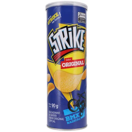 SALGADINHO BATATA STRIKE ORIGINAL POTE 90G 360-0
