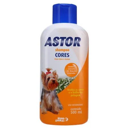 SHAMPOO ASTOR CORES CAES GATOS 500ML 360-0