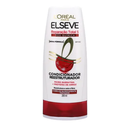 CONDICIONADOR ELSÉVE REPARAÇÃO TOTAL 5 ESPECIAL QUÍMICA 200ML 360-0