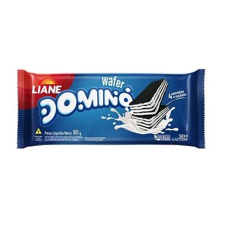 Lanche wafer s/lactose liane 90gr domino
