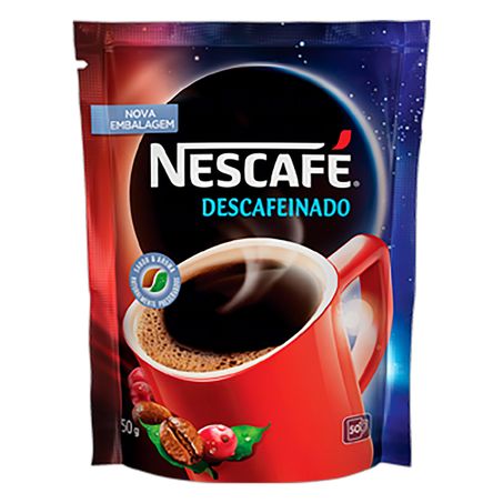 CAFÉ SOLÚVEL GRANULADO DESCAFEINADO NESCAFÉ SACHÊ