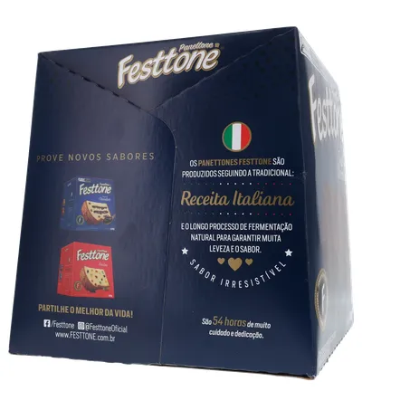 Panettone Duplo Chocolate Festtone 400G 360-11