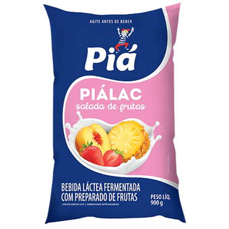 BEBIDA LÁCTEA PIALAC SC SALADA FRUTAS 900G