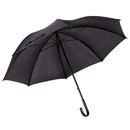 GUARDA CHUVA GIGANTE METAL PRETO UNID 360-1