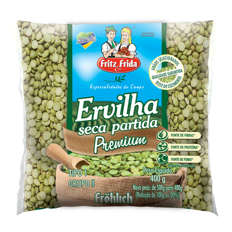 ERVILHA PARTIDA FRITZ&FRIDA 400G 360-1