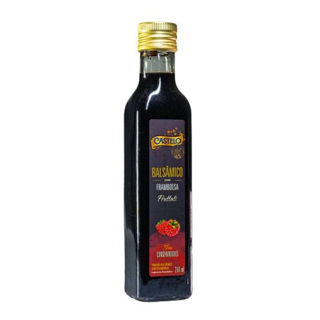 VINAGRE BALSÂMICO SABOR FRAMBOESA 250ML CASTELO