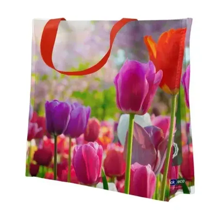 Sacola reutilizavel bompack tulipa