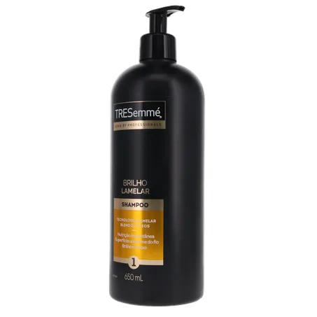 Shampoo Tresemmé Brilho Lamelar Frasco 650ml | Seu supermercado