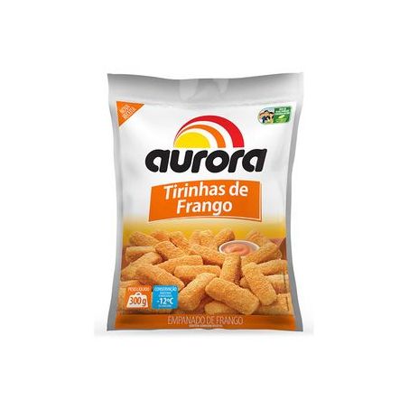 Tirinhas de frango aurora 300gr