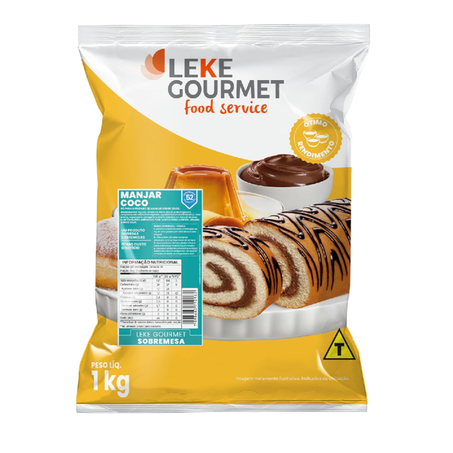 SOBREMESA LEKE GOURMET MANJAR CÔCO 1KG