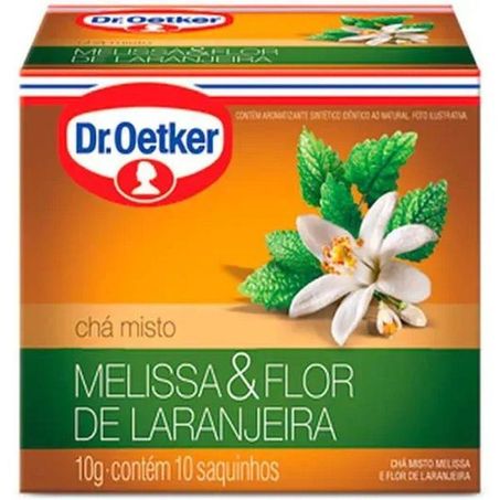 Cha melissa e flor de laranjeira dr.oetker 10g
