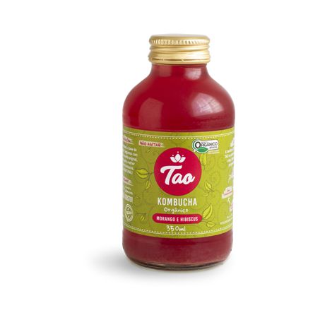 Kombucha tao morango e hibisco 350ml