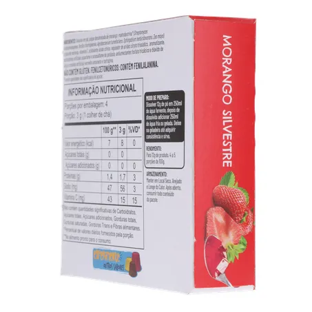Gelatina Apti Zero Morango Embalagem 12G 360-24