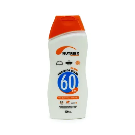 PROTETOR SOLAR FPS60 UVA 120ML NUTRIEX LOÇÃO