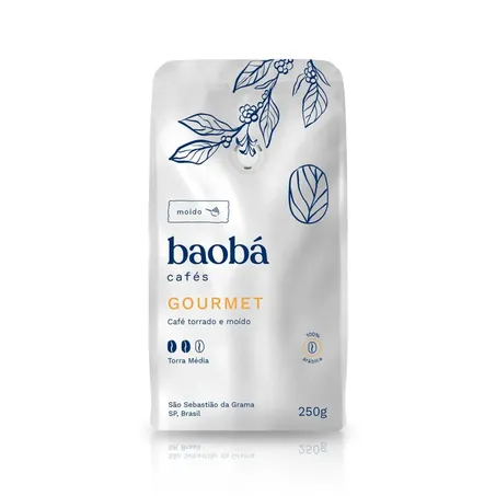 Baobá Café Gourmet 250G Torrado E Moído