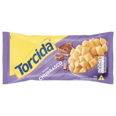 Salgadinho torcida 100g churrasco