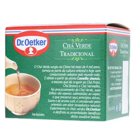 CHÁ DR OETKER VERDE TRADICIONAL SAQUINHO 10UN 360-20