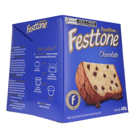 Panettone Festtone Chocolate 400G 360-32