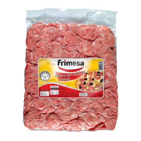 Linguiça Calabresa Fatiada Frimesa Embalagem 1KG