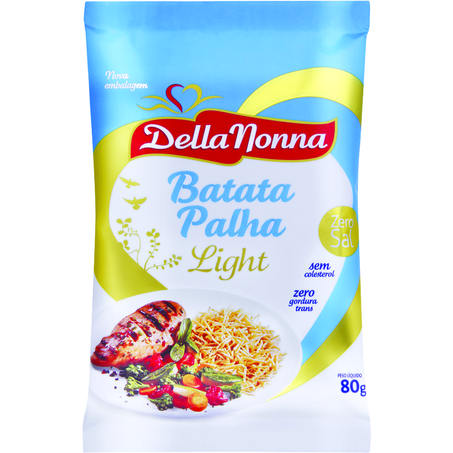 Batata palha della nona zero sal 80g
