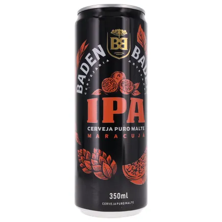 Cerveja IPA Baden Baden Puro Malte Maracujá Lata 350ml 360-35