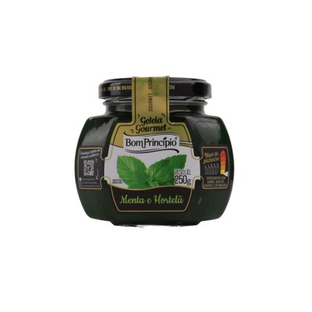 GELEIA BOM PRINCIPIO GOURMET MENTA E HORTELA 250G  360-1