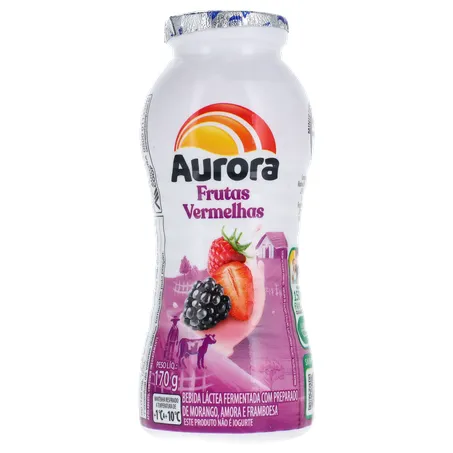 Bebida lactea frutas vermel aurora 170g 360-2