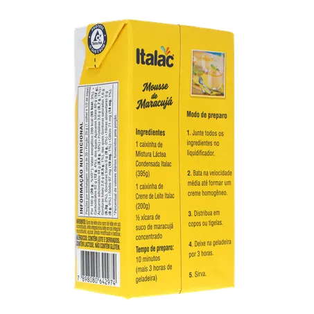 Mistura láctea condensada Italac soro de leite 395g
 360-14