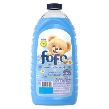 AMACIANTE DE ROUPA DILUÍDO AZUL TRADICIONAL FOFO