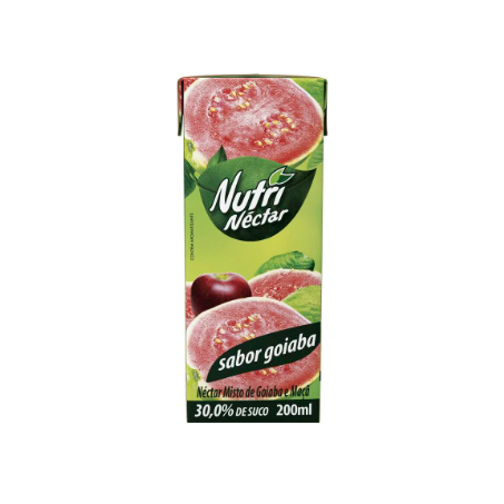 Suco nutri nectar 200ml goiaba/maca