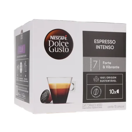 CAFÉ CÁPSULAS DOLCE GUSTO ESPRESSO INTENSO C/10 UN 360-34