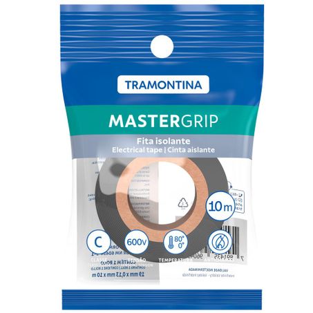 FITA ISOLANTE TRAMONTINA 10 METROS PRETO ANTICHAMA