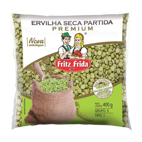 ERVILHA PARTIDA FRITZ&FRIDA 400G