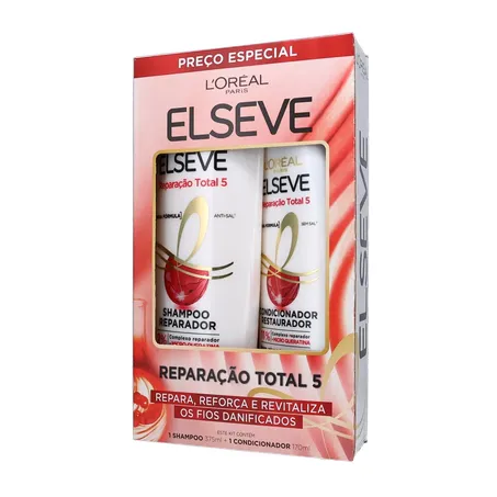 KIT ELSEVE RT5 SHAMPOO 375ML + CONDICIONADOR 170ML 360-2