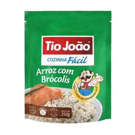Arroz com Brócolis Tio João Pacote 250gr