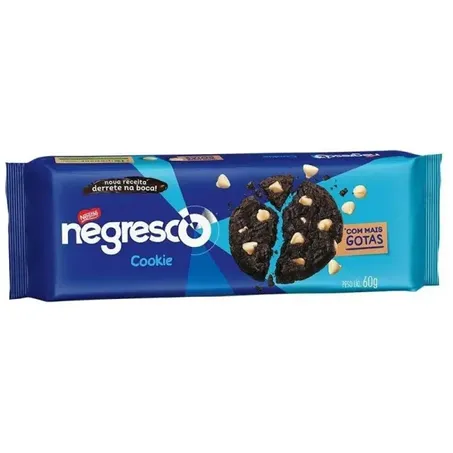 Cookie Negresco Gotas de Baunilha 60G