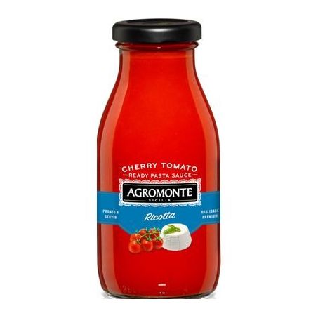 Molho de tomate agromonte tomate cereja e ricota 260g