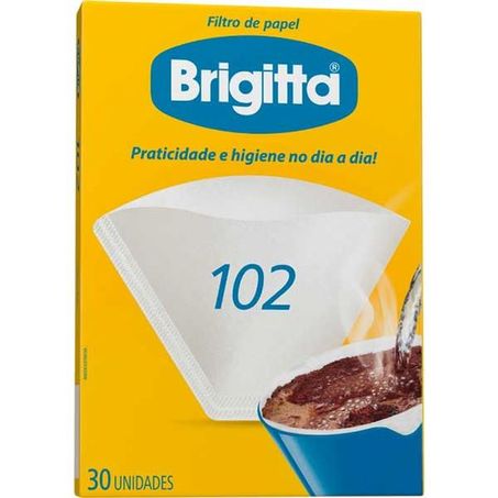 Filtro de papel 102 brigitta c/30un
