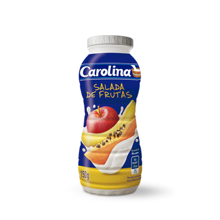 Bebida lactea carolina salada de frutas 150g gf