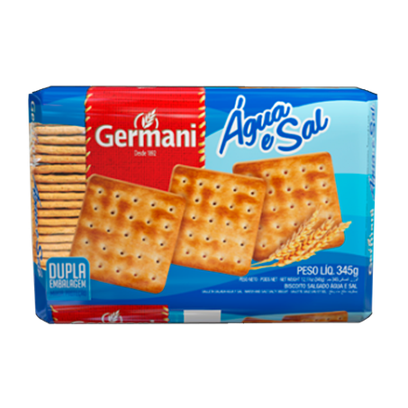 Biscoito germani agua e sal 345g