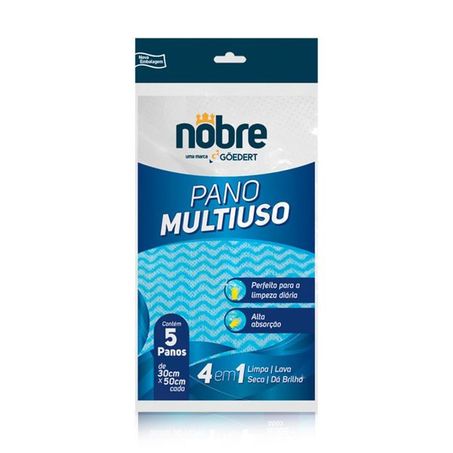 Pano nobre multiuso c/5un