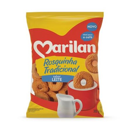 Biscoito Rosquinha Marilan Leite Chocolate 300g